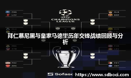 拜仁慕尼黑与皇家马德里历年交锋战绩回顾与分析
