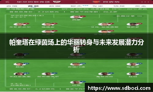 帕奎塔在绿茵场上的华丽转身与未来发展潜力分析